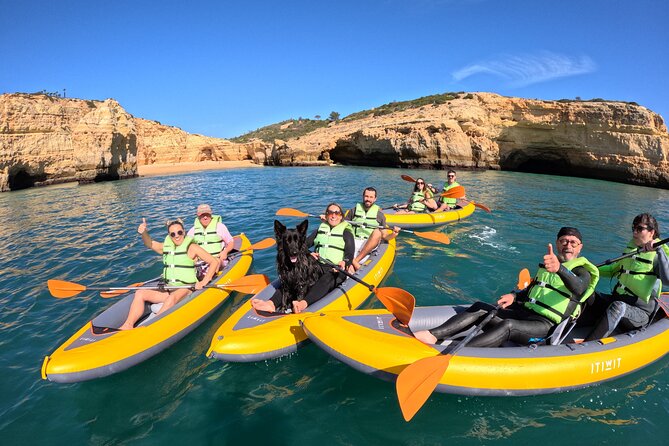 Private Kayak Experience In Benagil Cave with 4K Photos - The Return Paddle to Carvalho Beach