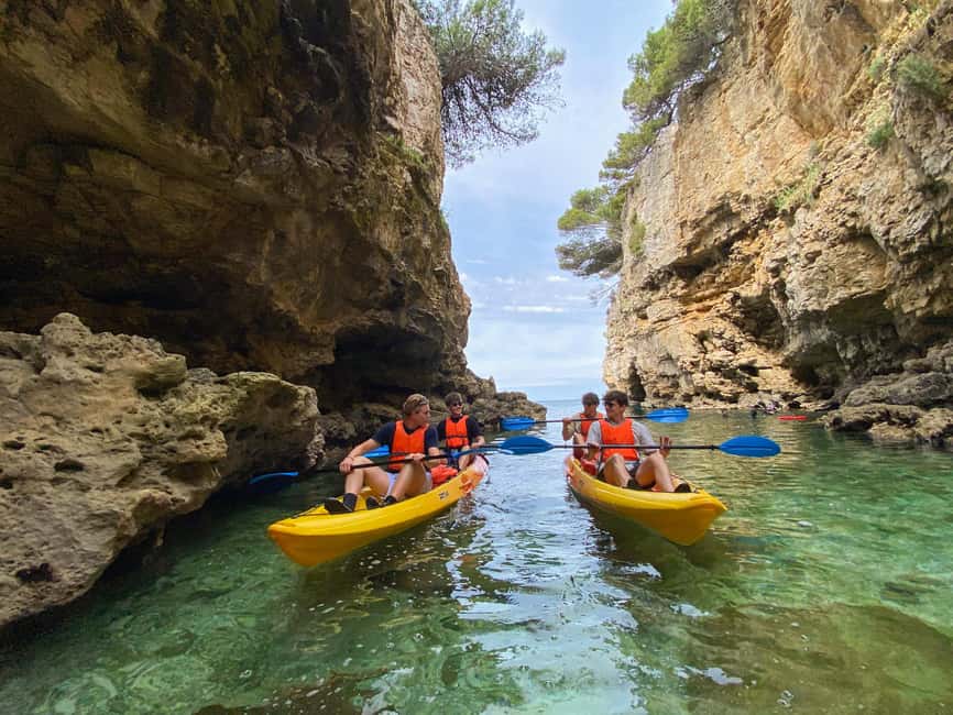 Pula: Cave Kayak Tour, Snorkeling and Island Jumping - Island time at Fratarski, Frašker, and Fraškerić