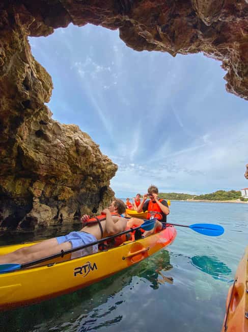 Pula: Cave Kayak Tour, Snorkeling and Island Jumping - Cliff jumping, swimming, and free time