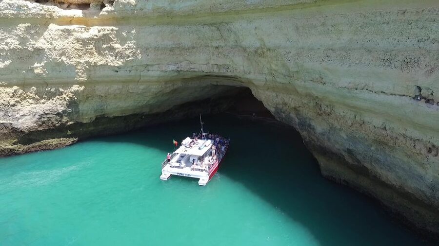 Quarteira: Benagil Cave Guided Catamaran Day Cruise & Drink - Key points to know before you book