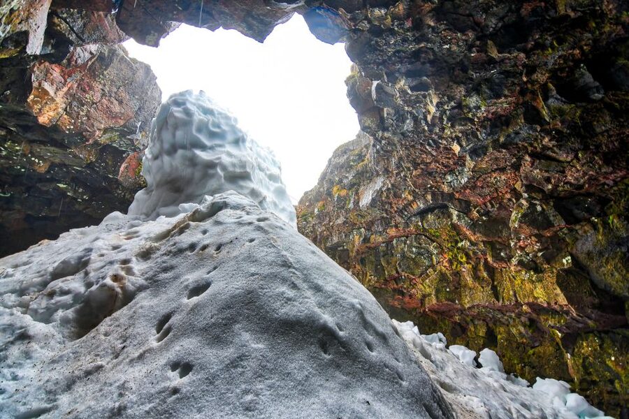 Raufarhólshellir Lava Tunnel: Underground Expedition - Arriving at Þorlákshafnarvegur