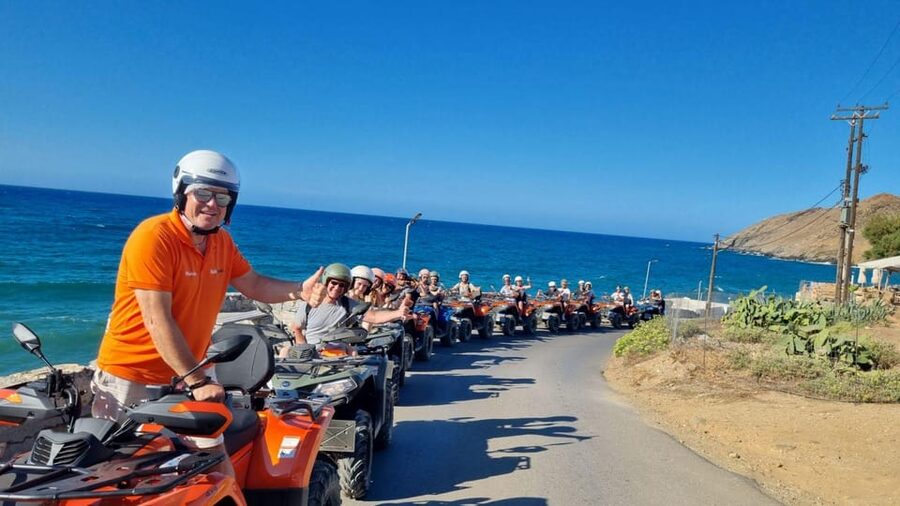 Rethymno Bali & Panormo:Quad Safari & visit Cave 57km 4hours - Melidoni Cave and the underground stop