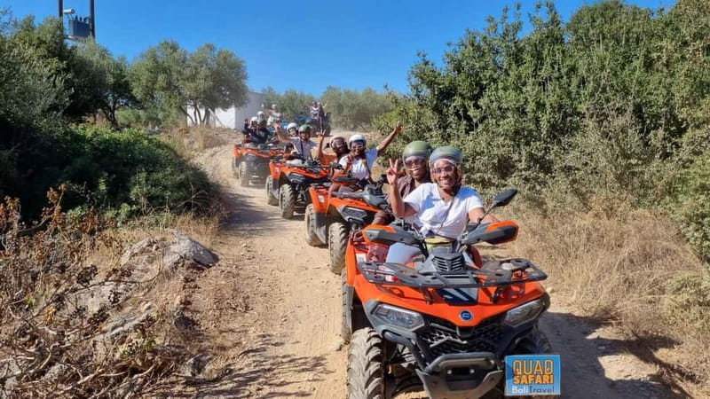 Rethymno Bali & Panormo:Quad Safari & visit Cave 57km 4hours - Dirt roads, olive groves, and open views