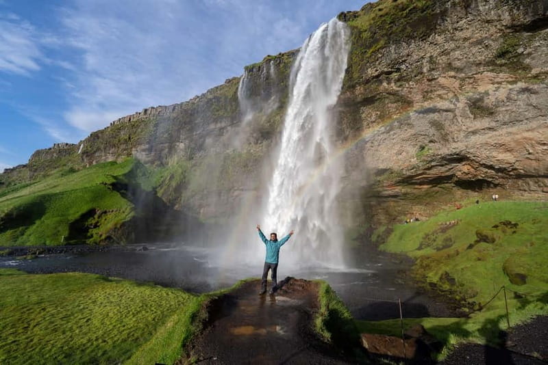 Reykjavik: Katla Ice Cave & South Coast Tour - Skógafoss: Iceland’s big waterfall curtain