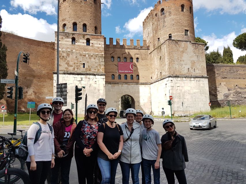 Rome: Appian Way Aqueducts Bike Tour (UPG Catacombs & Lunch) - Caffarella Park and the Ninfeo di Egeria