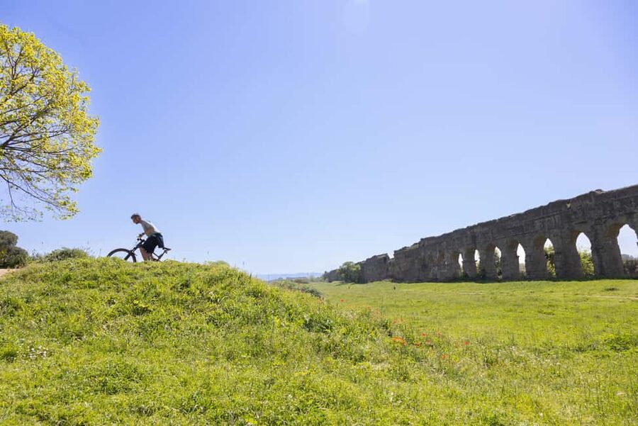 Rome: Appian Way & Aqueducts E-Bike Tour (Catacombs & Food) - Key points at a glance