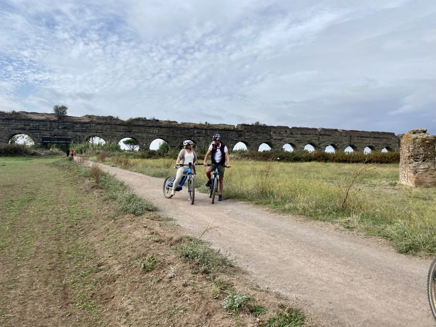 Rome: Appian Way & Aqueducts E-Bike Tour (Catacombs & Food) - Villa of Maxentius and Cecilia Metella