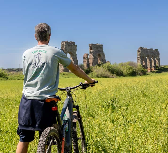 Rome: Appian Way & Aqueducts E-Bike Tour (Catacombs & Food) - Safety, traffic, and group pace