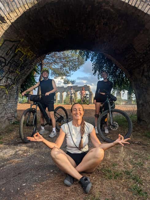 Rome: Appian Way, Catacombs & Aqueducts by eBike + Transfer - Tor Fiscale and Caffarella add a greener side of Rome
