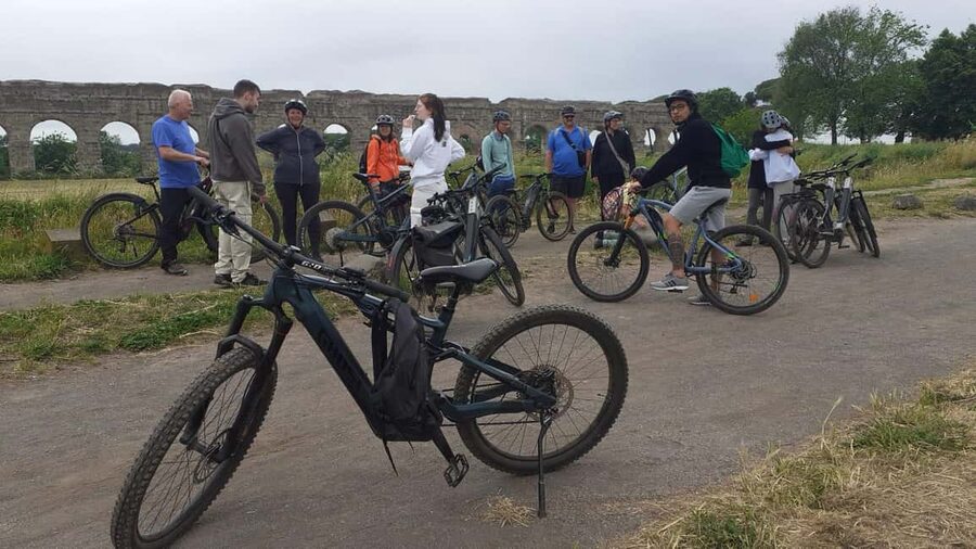 Rome: Appian Way E-Bike Tour Catacombs, Aqueducts & Picnic - The Tomb of Cecilia Metella