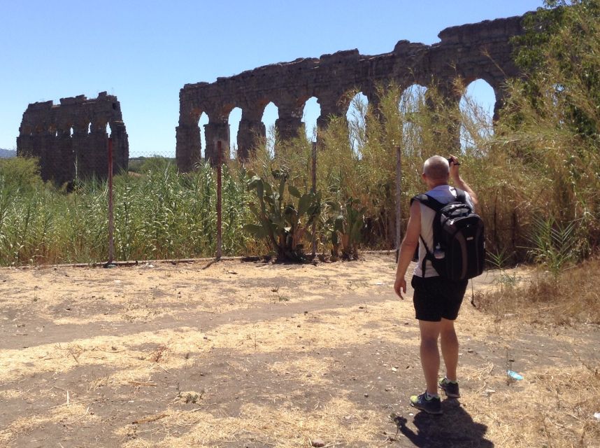 Rome: Appian Way E-Bike Tour Catacombs, Aqueducts & Picnic - Through Caffarella and past Egeria’s spring