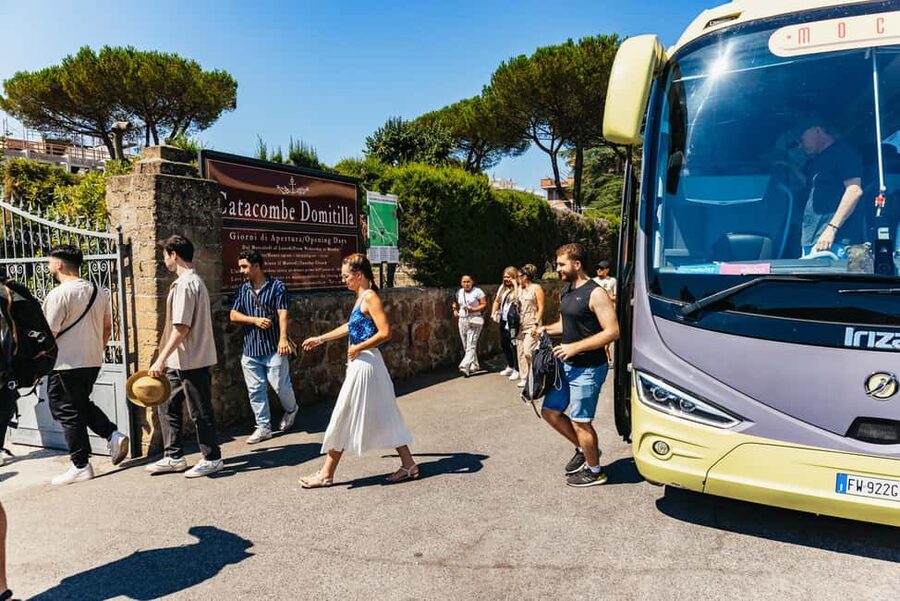 Rome: Capuchin Crypts and Catacombs Tour with Transfers - The coach transfer to Rome’s catacombs