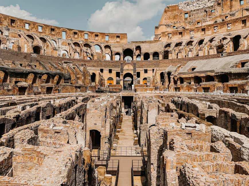 Rome: Colosseum Underground and Arena Tour - Walking onto the arena floor