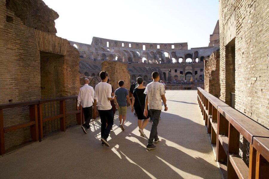 Rome: Colosseum Underground Small Group Guided Tour - The main Colosseum in a short final section