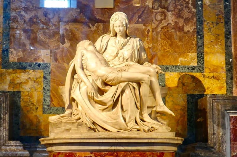 Rome: Guided Tour of St. Peter's Basilica, Grottoes & Square - Michelangelo’s Pietà and the famous canopy