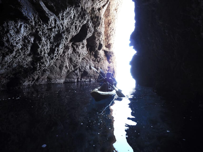 Sant Elm: Guided kayak tour to Cala en Tío with caves - The Five-Minute Briefing at Keida