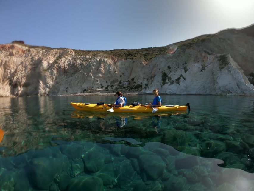 Santorini: Sea Caves Kayak Trip with Snorkeling and Picnic - Five things to know before booking