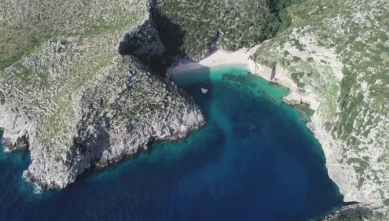 Secret Blue Cave & Grama Bay - Speed Boat Tour - Bristani Bay, Also Called Bear Bay