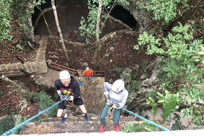 Selva Maya Eco Adventure Park: Ziplining, Hanging Bridges, Rappelling and Cenote - The 18-Foot Climbing Pyramid and Rappel
