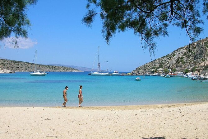 Semi-private Antiparos & Caves Blue Lagoon OR Rina Cave & Small Cyclades - A full day leaving Naxos Town