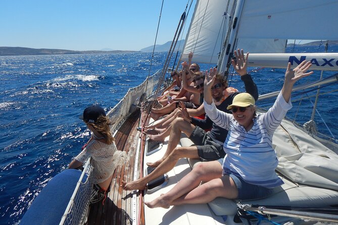 Semi-private Antiparos & Caves Blue Lagoon OR Rina Cave & Small Cyclades - Snacks, wine, and the missing lunch