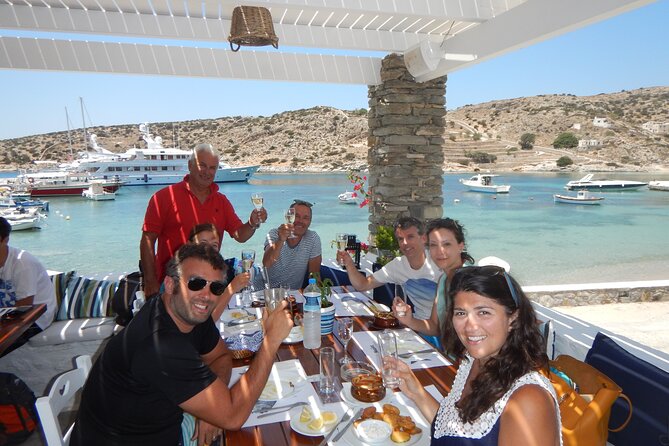 Semi-private Antiparos & Caves Blue Lagoon OR Rina Cave & Small Cyclades - What the weather can change