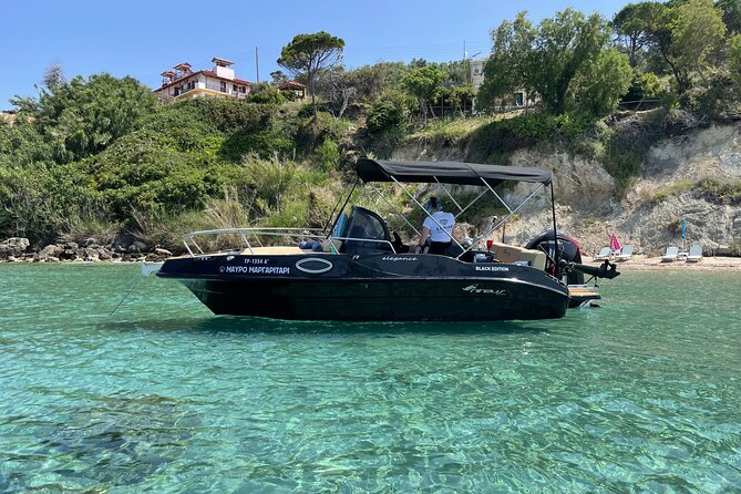 Shipwreck and Blue Caves - Private Speedboat Tour (up to 6 pax) - Passing Xygia Beach and its sulphur waters