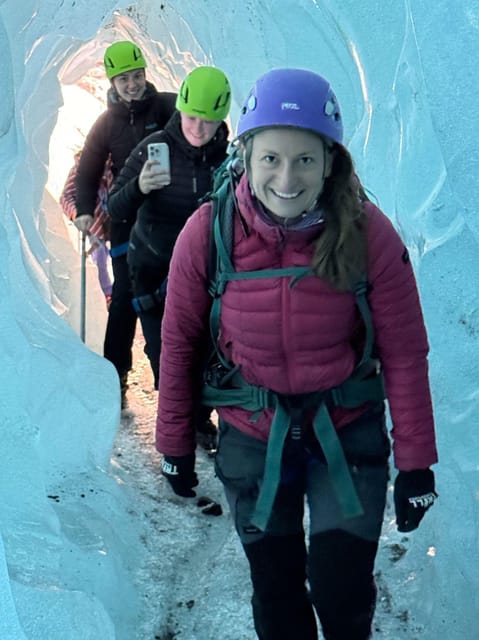 Skaftafell: Ice Cave Tour and Glacier Hike - Learning to walk on a moving glacier