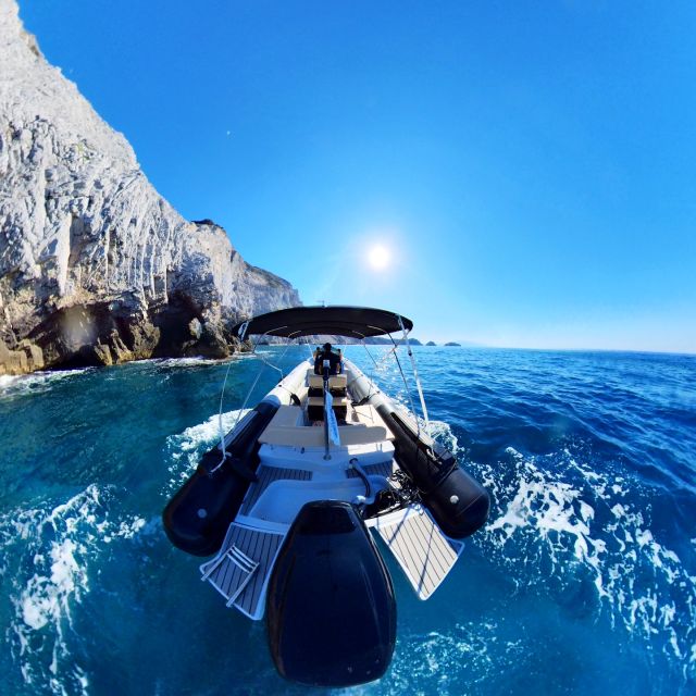 Skiathos: Private Lalaria Beach and Caves Speedboat Tour - Snorkeling at the Blue Cave