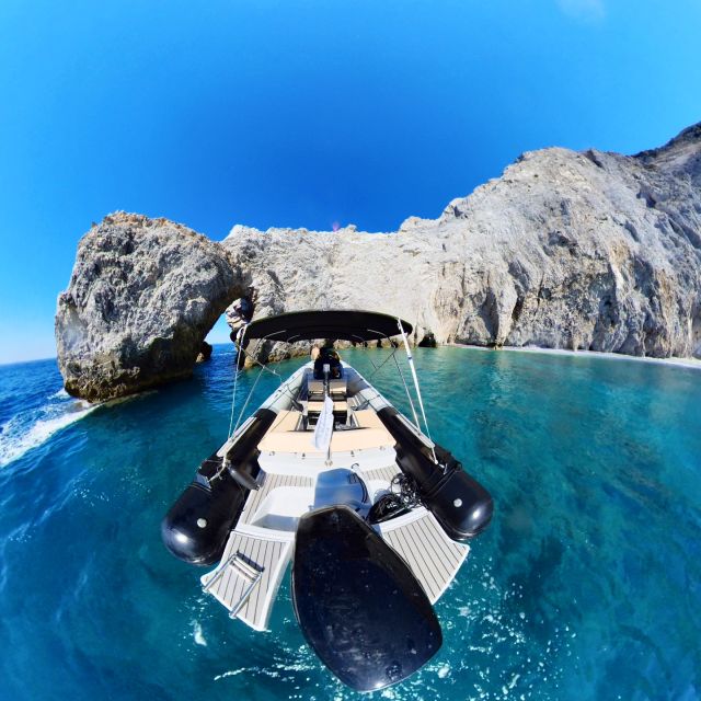 Skiathos: Private Lalaria Beach and Caves Speedboat Tour - Lalaria Beach and its long swimming stop