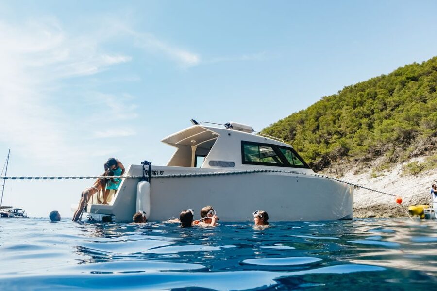 Split: Blue Cave, Vis & Hvar Full-Day Trip by Speedboat - Budikovac brings the best swimming time