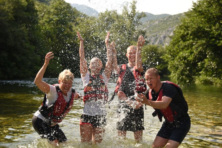 Split: Cetina River Rafting with Cliff Jumping and Cave Tour - The Tisne Stine jump, optional but memorable