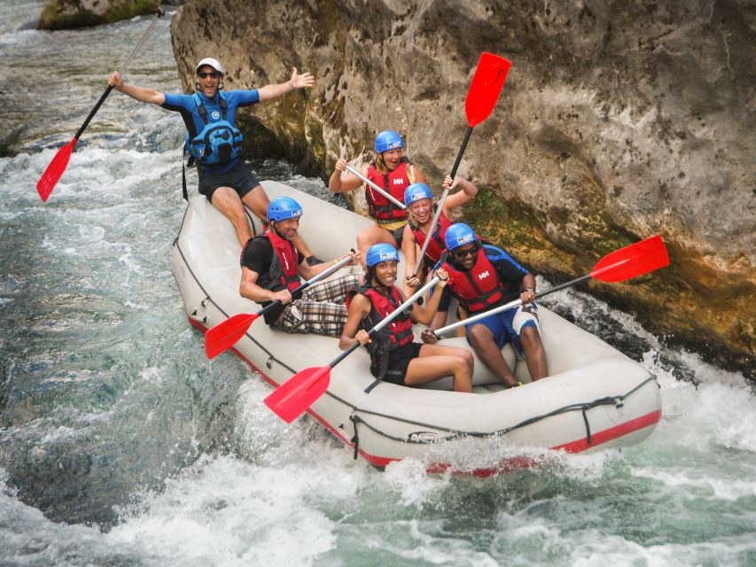 Split: Cetina River Rafting with Cliff Jumping and Cave Tour - Three hours on clear water and canyon walls