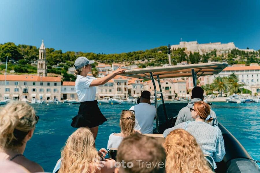 Split/Podstrana: Blue Cave, Hvar & 6 Islands Speedboat Trip - The speedboat: fun, fast, and not soft