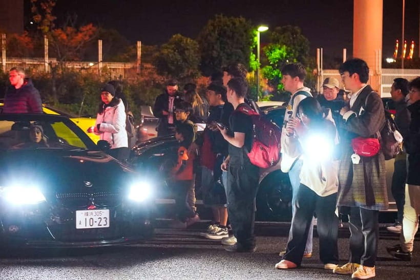 Tokyo: Legendary JDM CAR Daikoku Underground Meetup - Starting at Tokyo Station and joining the night drive