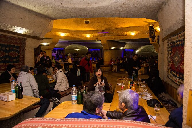 Turkish Night at Cave Restaurant with Dinner and Unlimited Drinks - Belly dancing and audience participation