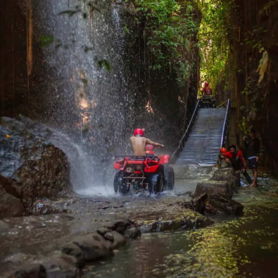 Ubud: Quad ATV Waterfalls & Barong Caves - The 25-minute briefing is more useful than it sounds