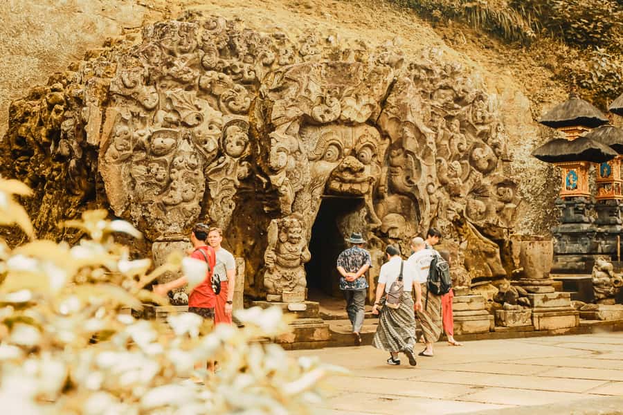 Ubud: Rice Terrace, Waterfall, & Elephant Cave - Tegalalang offers the classic rice terrace view