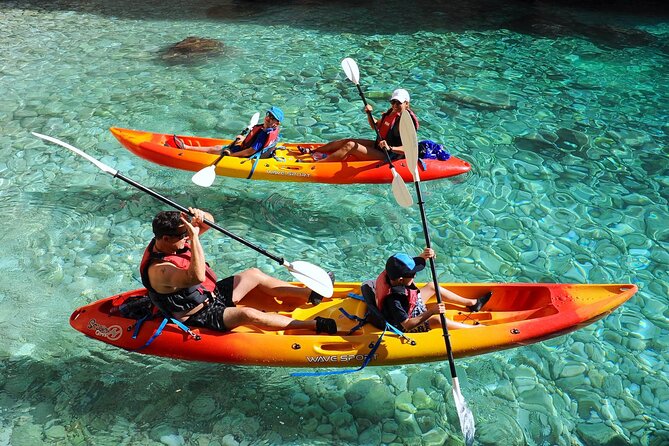 Uncharted Caves & Snorkelling Heaven: Cala Granadella Kayak Tour - Paddling along the Granadella coast