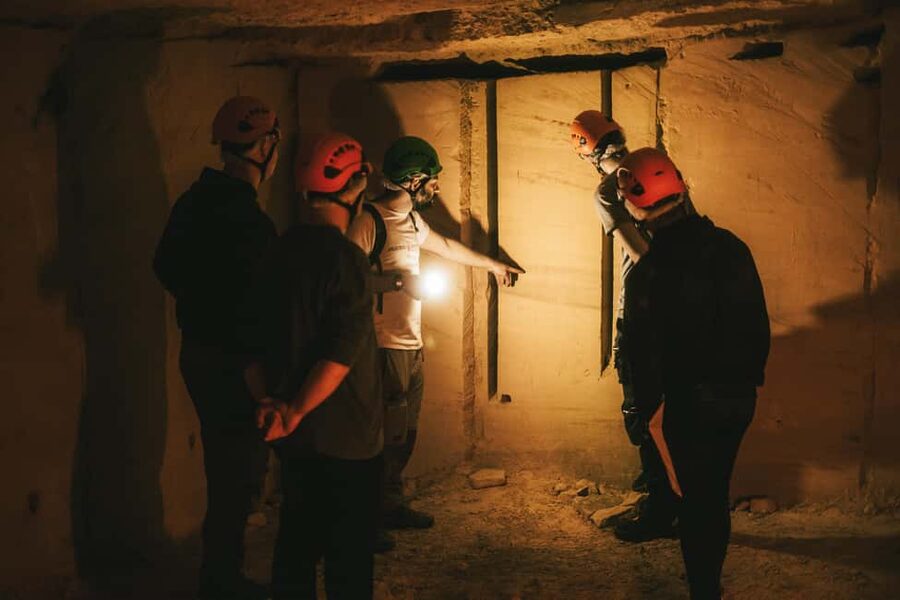 Valkenburg: Cave Biking Underground Bike Tour - Entering the Sibbergroeve at Daalhemerweg 150