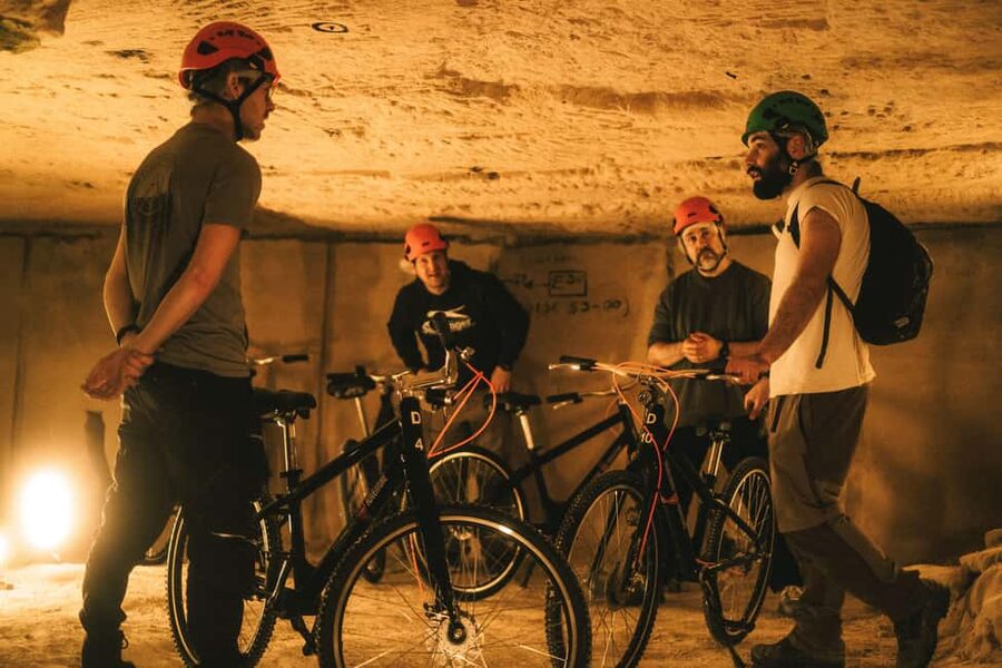 Valkenburg: Cave Biking Underground Bike Tour - The quarry’s history, told along the route