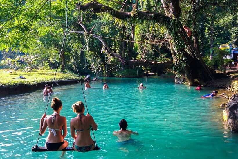 Vang Vieng: Kayaking & Cave Tubing with Zip Line/Blue Lagoon - Key points to know before booking