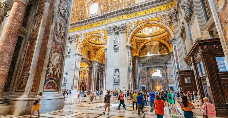 Vatican: St. Peter's Basilica, Square, Grottoes Guided Tour - The security queue can take time