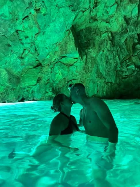 Vlora: Blue Cave and Grama Bay Full-Day Speedboat Tour - Dafina Bay and Dafina Cave