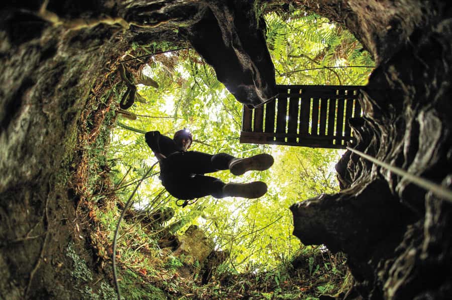 Waitomo Caves Black Abyss Ultimate Caving Experience - Check-in and gearing up near Waitomo
