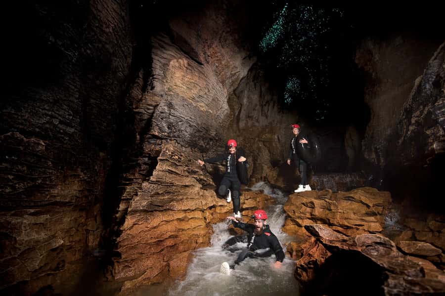 Waitomo Caves Black Abyss Ultimate Caving Experience - The hot shower and soup are part of the value