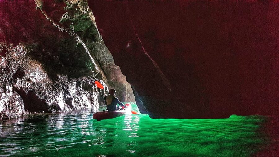 Wexford: Hook Peninsula Sea Cave Kayaking Experience - A break with hot chocolate and coastal wildlife