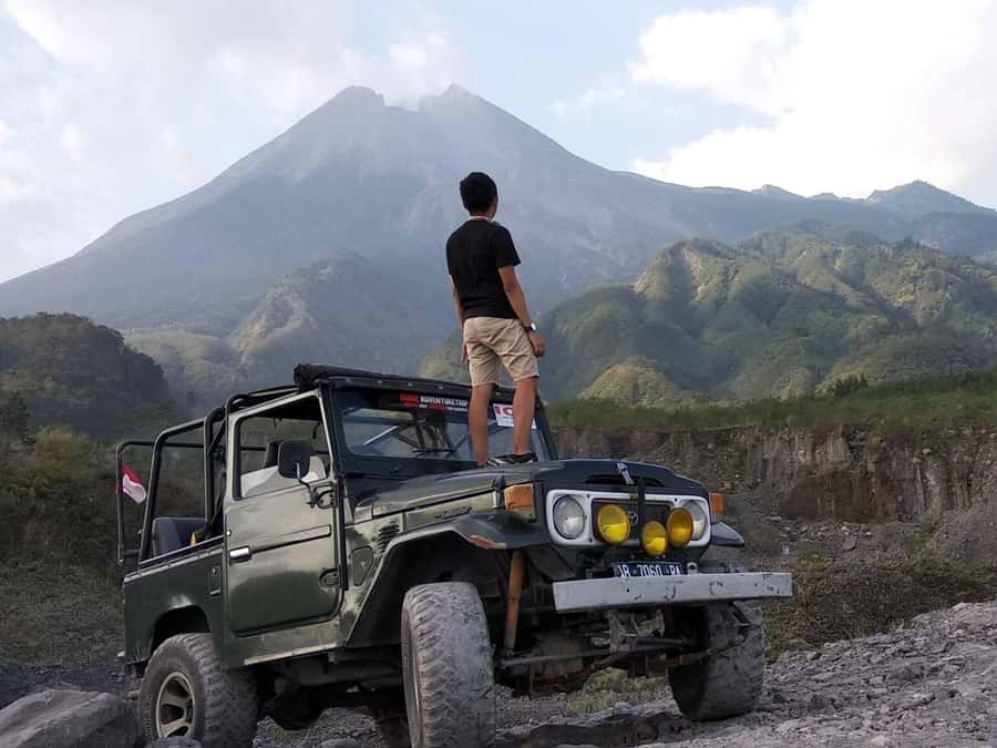 Yogyakarta: Mt. Merapi Sunrise, Jomblang & Pindul Cave Tour - Mount Merapi before breakfast