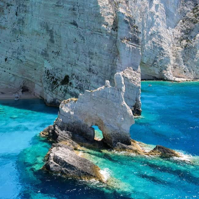 Zakinthos: Shipwreck Beach and Blue Caves Land and Sea Tour - Blue Caves, White Beach, and Maravelia Cave