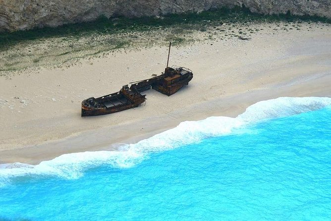 Zakynthos : One day small group tour to Navagio beach Blue Caves & top view - Bochali Hill and the best town view